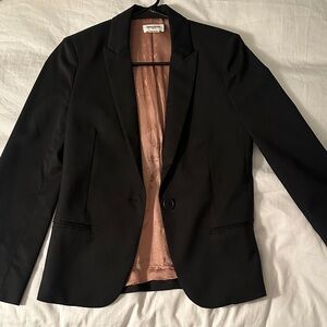 Zadig & Voltaire Black Blazer with Pink Lining